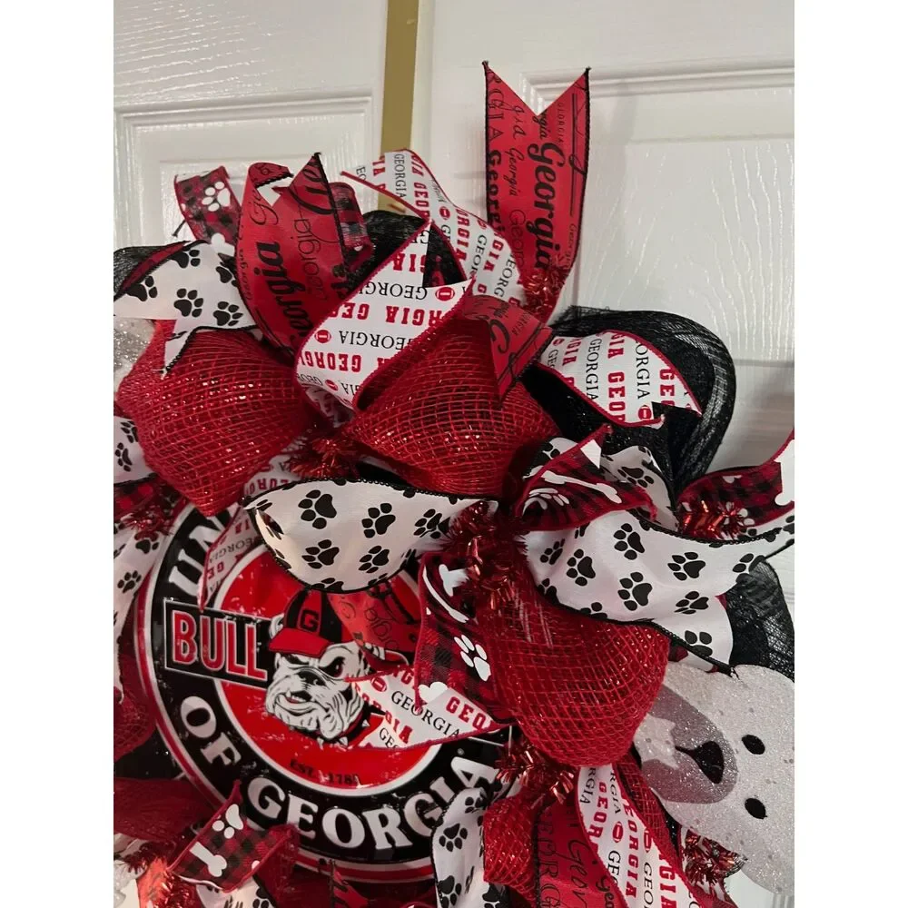 Go Dawgs! Georgia Bulldog Wreath | UGA Decor for Football Season